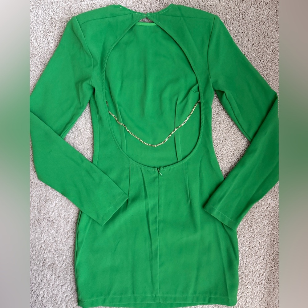 Chain Detail Mini Dress